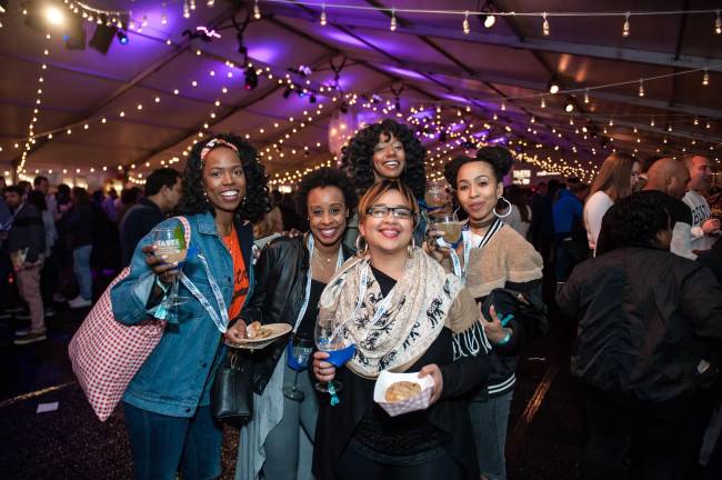 People were enjoying different type of food and drinks at last year’s event, which drew over 3,500 visitors.