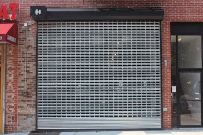 The NY City Council reversed a local law which would have required storeowners to replace existing security gates with grilles that have 70% visibility, such as the one above, from the sidewalk.