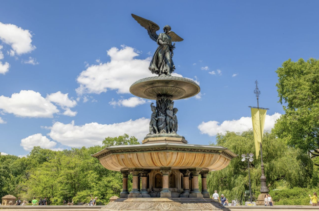“Angel of the Waters” photographed close up by the Conservancy.
