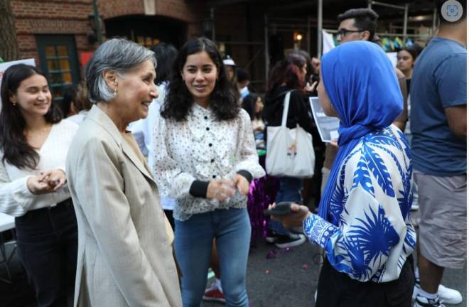 Hunter College president Ann Kirschner leads a 24,000 person student body which she says is the most diverse university in the city. Photo: Hunter College