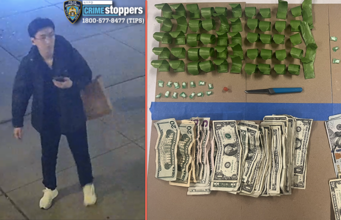 Left: Wanted for sexual abuse near Houston Street, May 17 &amp; 18; Right: from a West Village drug bust