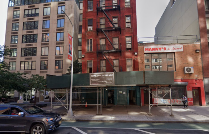 The scaffolding at 1772 Second Ave., has been up over five years, according to a new bombshell report from Citizens Union, which says the worst offending landlords in the five boroughs are in Manhattan.