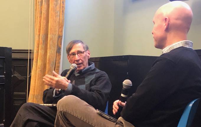 Author Billy Altman in conversation with Andrew Berman, the Executive Director of Village Preservation.