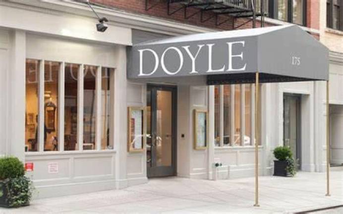 The DA claims that retired professor Lawrence Gray sold $45,000 worth of stolen jewelry through the prestigious Doyle Autioneers &amp; Appraises on 175 E. 87th St. Photo: Doyle web site