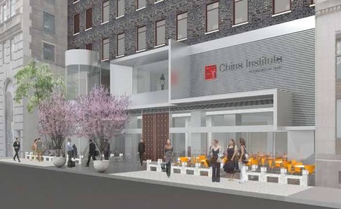 A rendering of the China Institute's new headquarters on Washington Street.