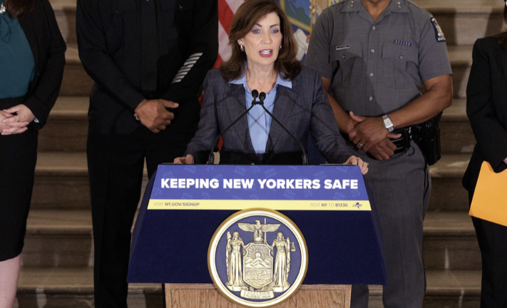 New York Governor Kathy Hochul is pushing to pass a constitutional amendment to allow the state to redistrict in order to fight back against aggressive gerrymandering tactics that are underway in Texas.