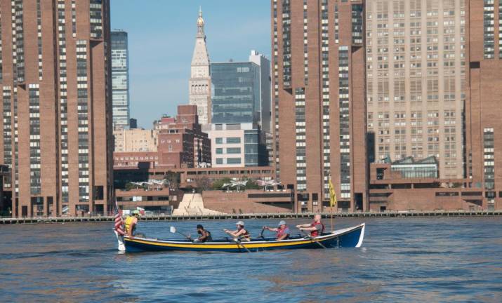 The gift boat on one of its many Hudson River excursions over the last 20 years. Photo: Sally Curtis