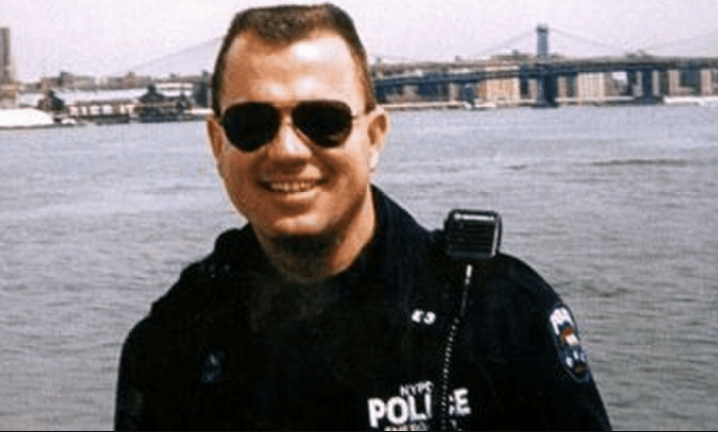 Vincent Danz, a member of the elite Emergency Services Unit was one of the 23 NYPD officers who died on 9/11. He was US Marine before joining the NYPD and was a Coast Guard reservist at the time of his death.