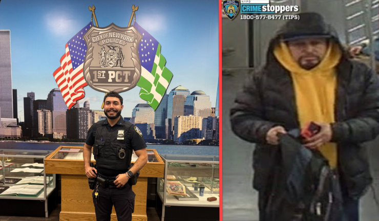 Left: Officer Torres get his man, a serial shoplifter; right: Alleged subway necrophile, Felix Rojas.