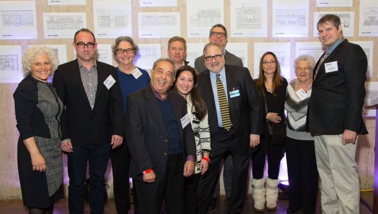 Owners of a number of the honored businesses.