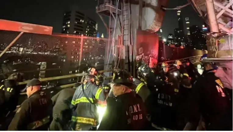 It took firefighters several hours to find and extract the critically injured teen who had fallen down a 50 ft shaft on the Ed Koch Queensboro Bridge on Feb. 16.