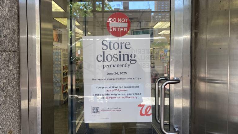 The drugstore is warning their customers about the imminent closing. Prescriptions will be automatically transferred to a Duane Reade store at 1111 Third Ave.