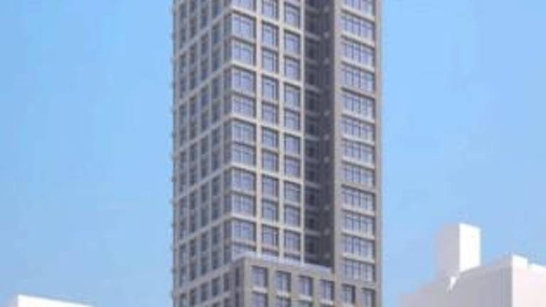 A new residential/commerical tower being erected by Alchemy-ABR developers is now expected to reach 30 stories, according to <a rel=nofollow href=https://alchemy-properties.com/wp-content/uploads/2025/09/9.25.25_NewYorkYIMBY.pdf>Newyorkyimby.</a> The original plans filed with the Building Department had reportedly called for 28 stories.