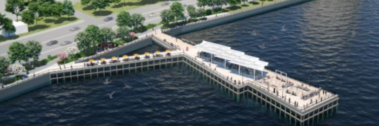 The rehabilitation of a pier at E. 107th St. is still moving forward, although it will not include bathrooms, as sought by advocates.