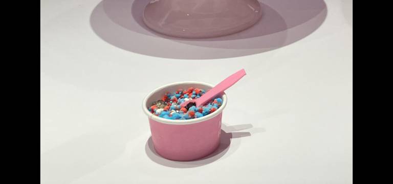 Cryogenic Dippin’ Dots at the Museum of Ice Cream.