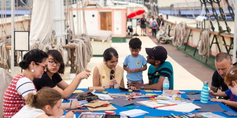 Families will be able to indulge in some free activities offered by Seaport Museum on weekends in May until June 1.