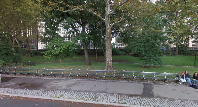 West Drive (near West 62nd Street) in Central Park, where a man reportedly randomly assaulted a teenager on Aug. 25, one of two random attacks that day. An arrest has been made.