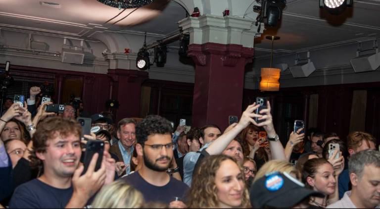 While Micah Lasher won the CD-12 Democratic primary, Alex Bores carried younger voters by an eight percent margin, according to prelimiary returns from the Board of Elections. This was evident the campaign watch party at the Freehand Hotel on primary night on June 23.