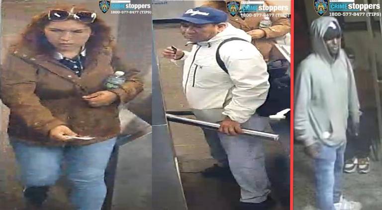 Left and center: Wanted for mulcting and robbery. Right: Wanted for shooting.