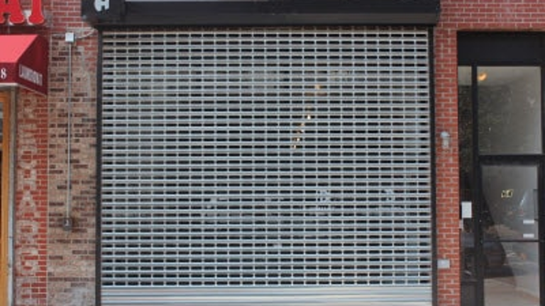 The NY City Council reversed a local law which would have required storeowners to replace existing security gates with grilles that have 70% visibility, such as the one above, from the sidewalk.