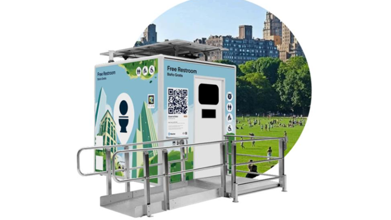 Harlem and Washington Heights are receiving two of 17 new modular public toilets being rolled out citywide, City Hall says.