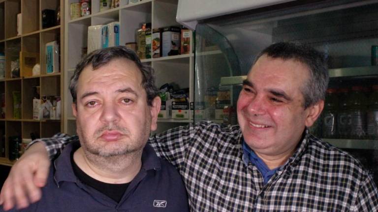 Hakan Cingir (left) and his brother Yelhan are battling to safe the family run café in Morningside Heights.