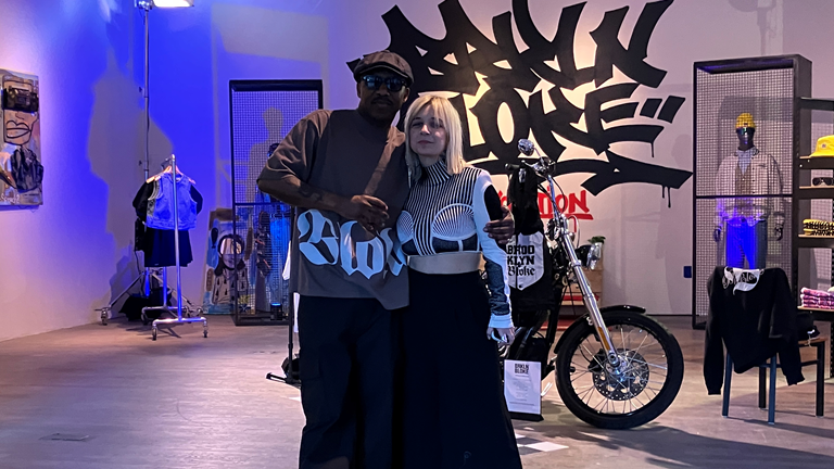 Brkln Bloke founder Wayne Fortune with General Manager Lina Ugrinovska at pop-up grand opening at Grand Central, 89 E. 42nd St.