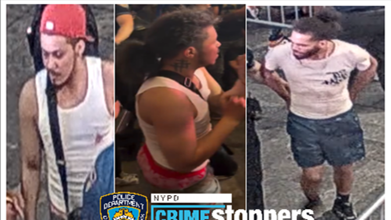 Wanted for gang assault outside Knicks game, May 19.