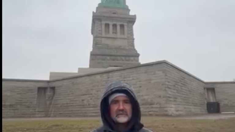 Father Gary Graf has walked 800 miles from the boyhood home of Pope Leo in Illinois to NYC, which took him nearly two months, to signal solidarity with the United States’s (and NYC’s) immigrant community.
