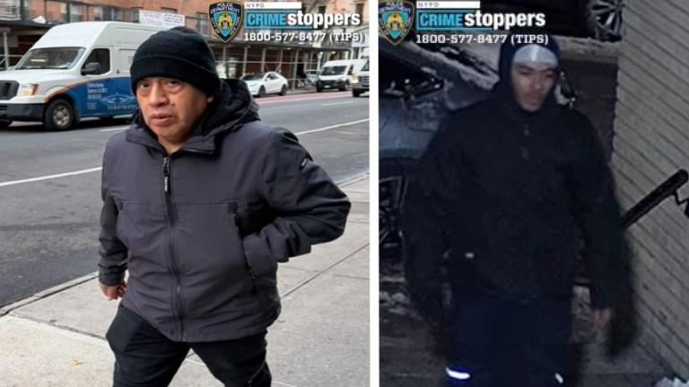 Wanted for Forcible Touching. Left: On a 6 train, Dec. 5. Right: In Washington Heights, Dec. 16.