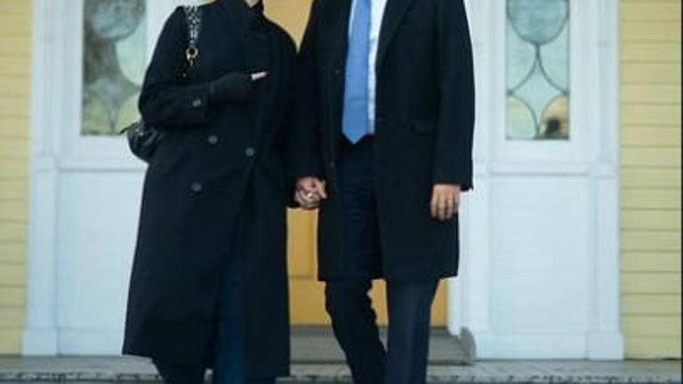 Mayor Zohran Mamdani and wife Rama Duwajo on Jan. 12th, the day they moved from their one-bedroom apartment in Astoria into the mayor’s residence at Gracie Mansion on the Upper East Side.