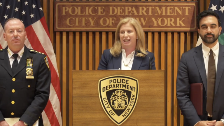 NYPD Commissioner Jessica Tisch announced historic murder and shooting lows in NYC alongside Mayor Zohran Mamdani at a July 2 press conference. But in Manhattan it was a mixed bag: murders are down but shooting incidents are surging.