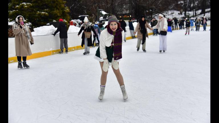 Quirky Karen finds pure joy skating at Wollman Rink in Central Park.